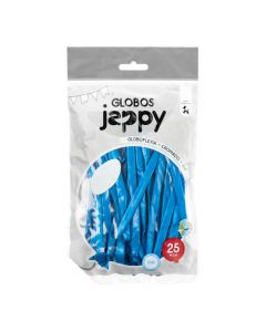 Globos látex cromados azul