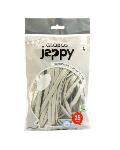 Globo látex liso cromado 260pulg plateado