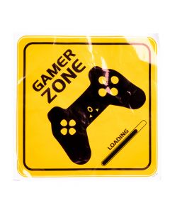 Letrero adhesivo gamer zone loading