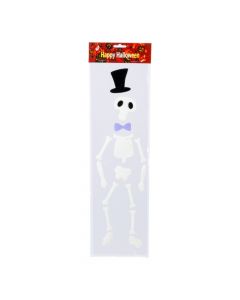Sticker esqueleto decorativo Halloween