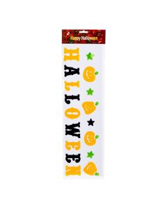 Letrero adhesivo Halloween decorativo