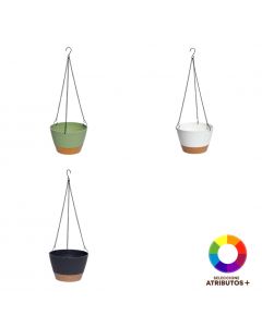 Maceta colgante práctica