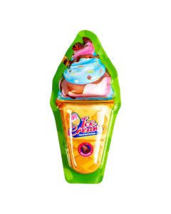 Chocolate helado con mermelada