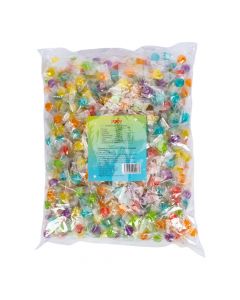 Confite duro redondo sabor frutal