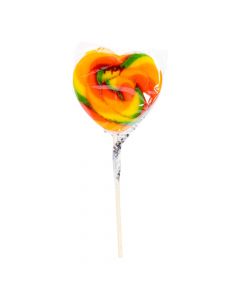 Paleta corazón multicolor 50g