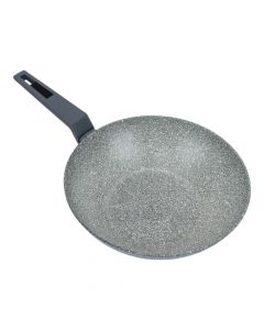 Sartén inducción 28cm aluminio gris