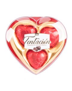 Estuche chocolate corazon rojo