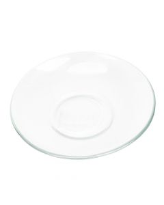 Plato vidrio liso 13.8cm transparente