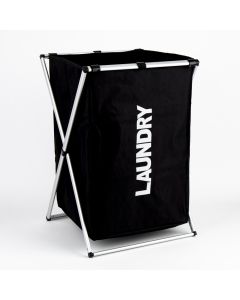 Cesta tela para ropa plegable estampado laundry 35x38x57cm 