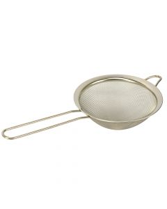 Colador acero inoxidable 16cm plateado