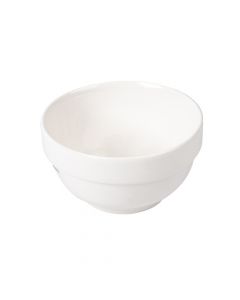 Bowl porcelana liso con borde 4pulg blanco