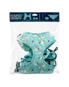 Correa mascota diseño unicornio