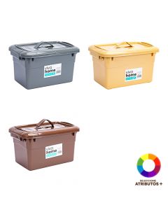 Caja organizadora plástico con asa 5l surtido