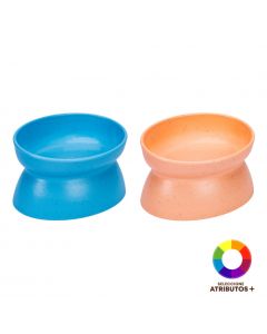 Taza plástica mascota ovalada