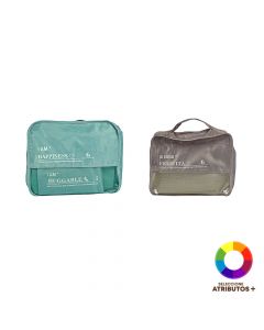 Bolso tela organizador para viaje 6pzas surtido