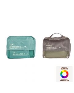 Bolso tela organizador para viaje 6pzas surtido