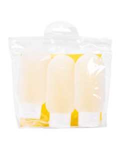 Envases viaje blancos compactos