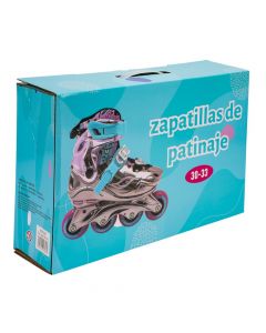 Patines en línea 4 ruedas 30-33 multicolor