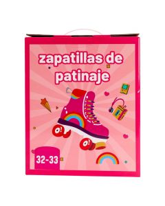 Patines arcoiris 4 ruedas multicolor surtido