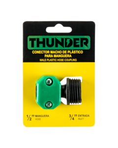 Conector manguera verde y negro