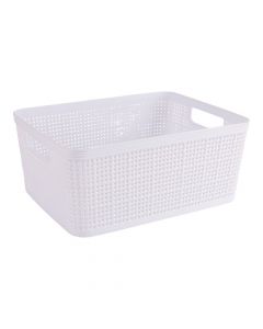 Cesta almacenamiento blanca