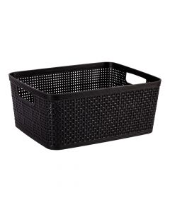 Cesta para almacenamiento negro