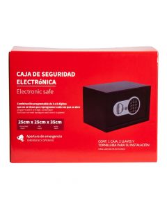 Caja metálica con llave
