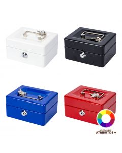 Caja metálica compacta con cierre