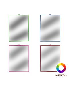Espejo plástico rectangular