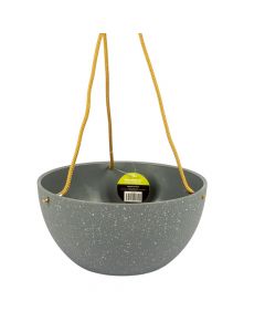 Maceta colgante gris