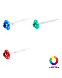 Estaca hongo LED solar