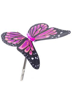 Estaca mariposa luz solar