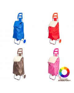 Carrito metálico práctico y resistente