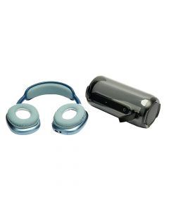 Set audífono inalambrico y parlante bluetooth
