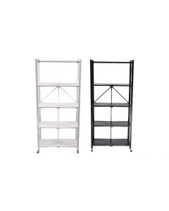 Estante metalico 5 niveles 71x34x160cm c/ruedas surtido