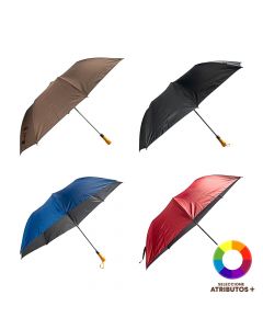 Sombrilla automática compacta