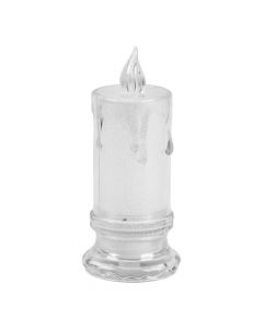 Candela luz LED transparente