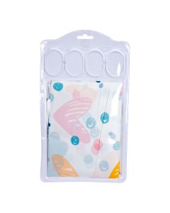 Cortina baño estampada 180x180 cm