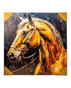 Cuadro caballo multicolor decorativo