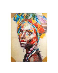 Cuadro decorativo con textura multicolor