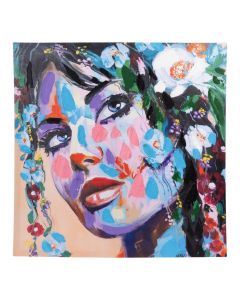 Cuadro rostro mujer decorativo