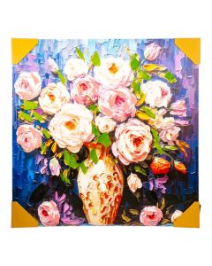 Cuadro decorativo jarrón multicolor