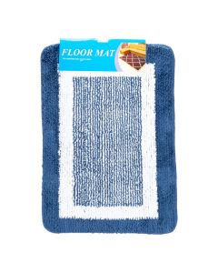 Alfombra afelpada bicolor 38x58 cm