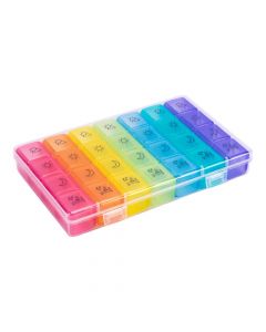 Pastillero plástico colores surtido