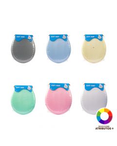 Asiento inodoro liso surtido