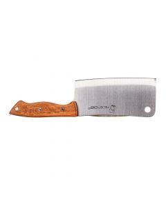 Cuchillo metálico liso 6pulg marrón