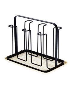 Escurridor para vasos con bandeja