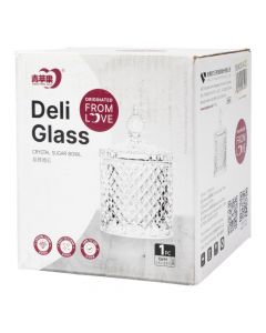 Bombonera vidrio transparente