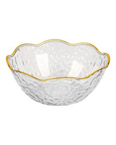 Bowl plástico relieve dorado