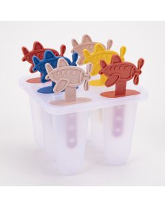 Molde para helado figura avioneta 6und surtido